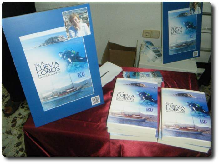 presentaci&oacute;n del libro "Isla Cueva  lobos"