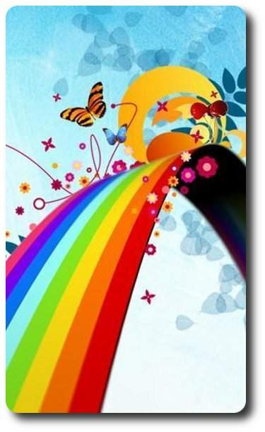 un arco iris de sonrisas