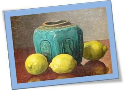 bodegón con limones