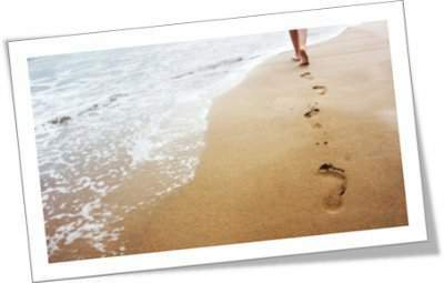 paseando por la playa