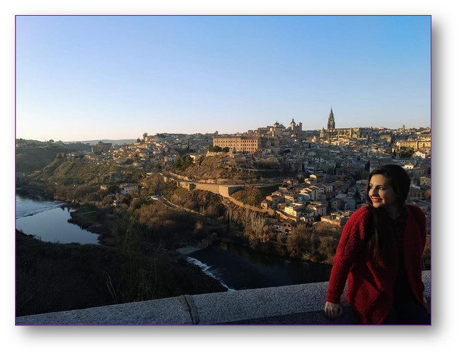 Ana Cristina Salazar Yusta depaseo por Toledo
