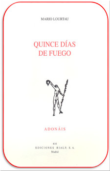 quince dias de fuego poemario de Mario Lourtau