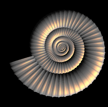 Con una espiral de sierpes y de algas
