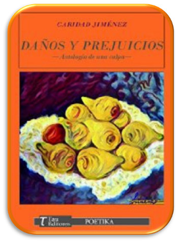 Portada de Da&ntilde;os y prejuicios, poemario de Caridad Jim&eacute;nez
