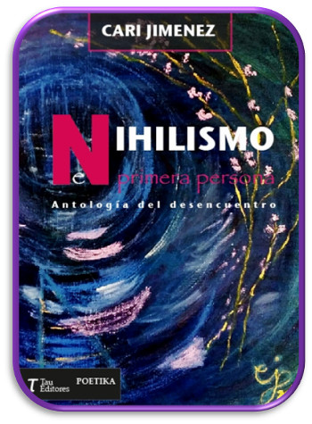 Portada de Nihilismo en primera persona, poemario de Caridad Jim&eacute;nez 